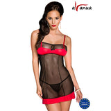 Celia Chemise Rojo Talla (Interno):S/M