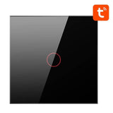 Avatto Lzts02-Eu-B1 1 Botón Zigbee Negro - Interruptor Táctil Inteligente