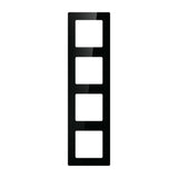 Avatto N-Ts10-Frame-B4 Negro - Marco De Interruptores