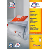 Avery 3652z Etiqueta Autoadhesiva Rectángulo Blanco 2100 Pieza(S) 70 X 42,3mm, A4