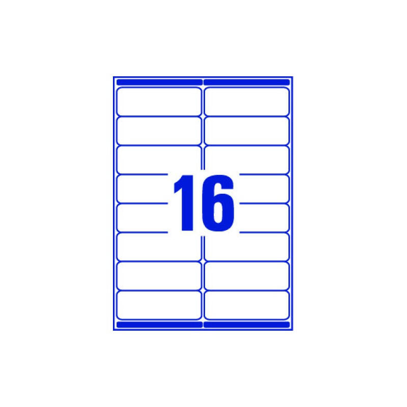 Avery Etiquetas Adhesivas Para Envíos 99,1x33,9mm Inkjet/Láser 16 X 15h 100% Reciclado Blanco