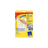 Avery J8560-25 Etiqueta De Impresora Transparente