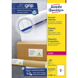 Avery L7168-100 Etiqueta Autoadhesiva Rectángulo Permanente Blanco 200 Pieza(S)