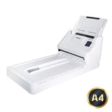 Avision Ad340gfn Escáner Plano Y Alimentador Automático De Documentos (Adf, Automatic Document Feeder) 1200 X 1200 Dpi A4 Blanco