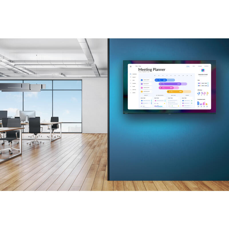 Avocor Avk-7510 Pantalla De Señalización 190,5 Cm (75") Led Wifi 450 Cd M² 4k Ultra Hd Procesador Incorporado Android 16/7