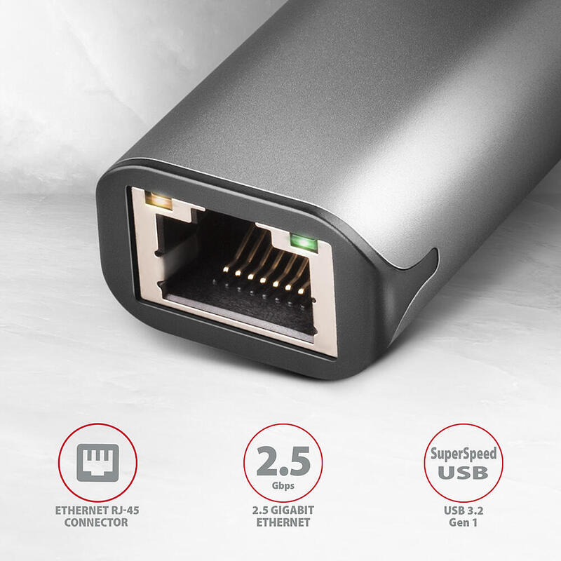 Axagon Ade-25r Adaptador Y Tarjeta De Red Interno Ethernet 5000 Mbit/S