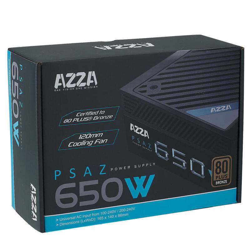 Azza Psaz-650b 650w Netzteil 80+ Bronze Eu