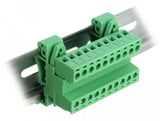 Delock Terminalblock Set Para Rieles Din De 10 Pines Con Paso De 5,08 Mm En Ángulo