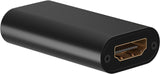 Amplificador De Señal Hdmi 4k A 30 Hz De Goobay, Extensión Hdmi Negra 58491