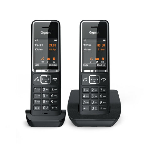 EAN 4250366866352 - Gigaset COMFORT 550 duo Teléfono analógico Identificador de llamadas Negro imagen 10
