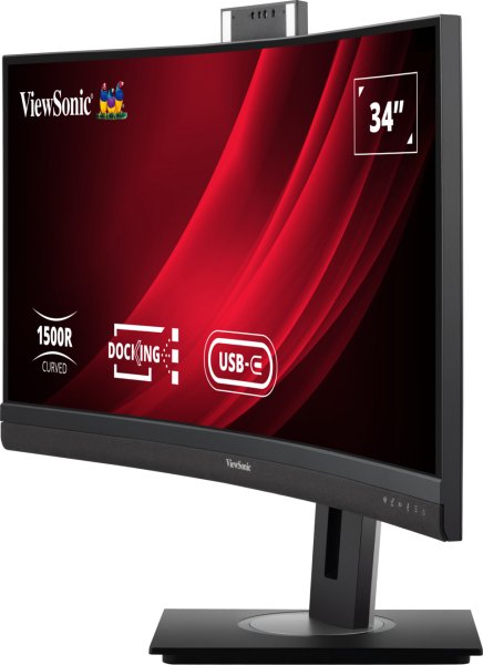 Monitor Viewsonic  34"  Vg3457cv Led3440 X 1440 Pixeles Ultrawide Quad Hd Negro