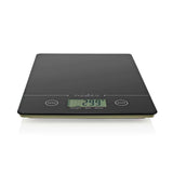Nedis Bascula De Cocina  Digital  Cristal 3mm / Plastico   Negro