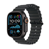 Apple Apple Watch Ultra 2 Gps + Cellular 49mm Black Titanium Case With Black Ocean Band