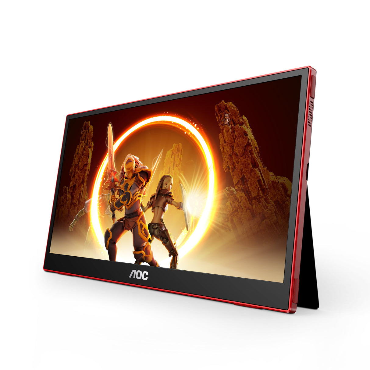 Monitor Aoc 16g3 [15.6] 1920 X 1080 Pixeles Negro, Rojo
