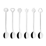 Sambonet New Portafortuna Inox 6 Party Spoon Set