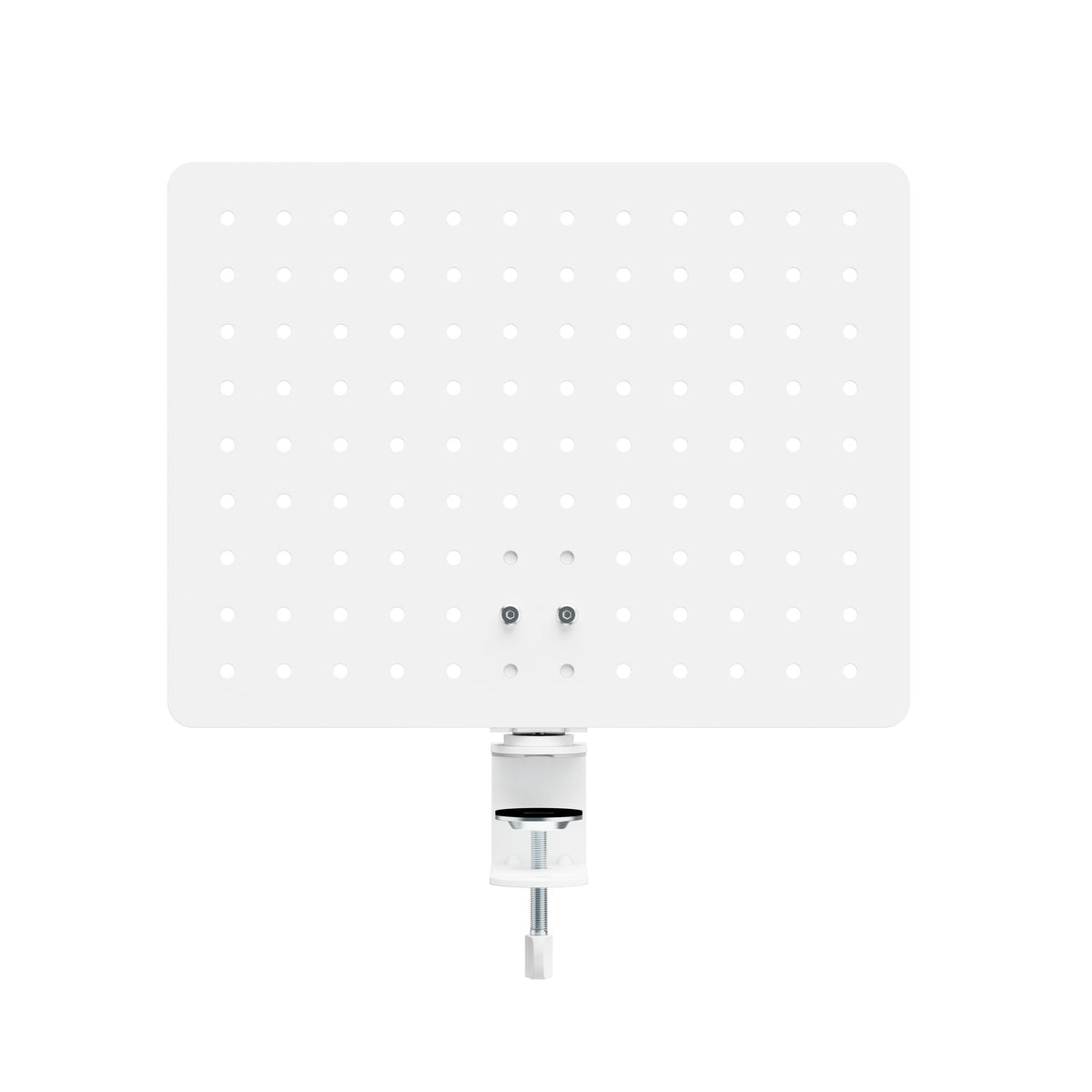 Organizador De Escritorio Activejet Apb-002w: Tablero Giratorio Perforado En Gris Y Blanco
