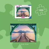 Ravensburger Puzzle Beautiful Walkways - Romantischer Steg Am Lac D'Annecy (1000 Teile) 12001762