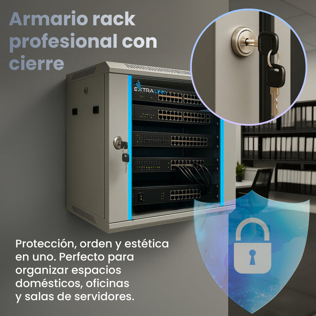 EAN 5902560368567 - Extralink EX.8567 armario rack Bastidor de pared imagen 9