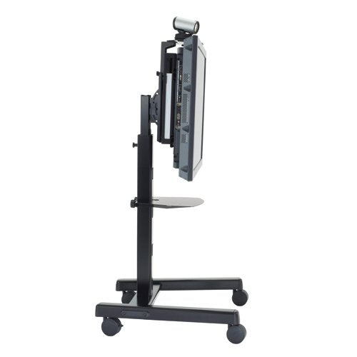Chief Large Flat Panel Mobile Cart For Displays 55-100" Black Base (Abrazadera De Interfaz) Para Pantalla Plana Negro Tamaño De Pantalla: 42"-71" Interfaz De Montaje: 200 X 200 Mm