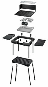 Parrilla Independiente Unold 58565, Parrilla Eléctrica Negra, 1.600 Vatios 58565