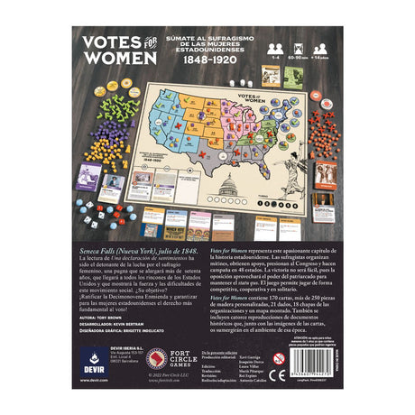 EAN 8436607944270 - Devir Votes For Women 60 min Juego de mesa imagen 3