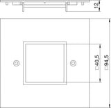 Obo Vhp4 6109840 Abdeckplatte Für 1-Fach Schuko