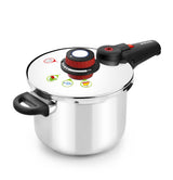 Olla A Presión Selecta Monix M790001 Ø22cm 4l Acero Inoxidable 18/10 Regulador Para Selección Gradual De La Presión