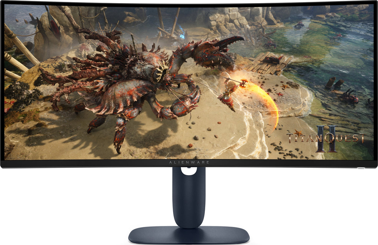 Dell Monitor Alienware 34" Gaming,Wqhd,Curvo,Hdm,Dp.3 Años