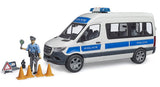 Vehículo Policial Brother Mb Sprinter Con Módulo De Luz Y Sonido, Modelo De Vehículo 4001702026837