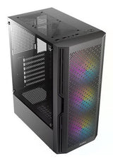 Caja Gaming Antec Ax20 Matx 2xusb 2.0 Sin Fte Negro Rgb