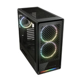 Caja Pc Cougar  Midi-Tower Duoface Pro Argb, Negro
