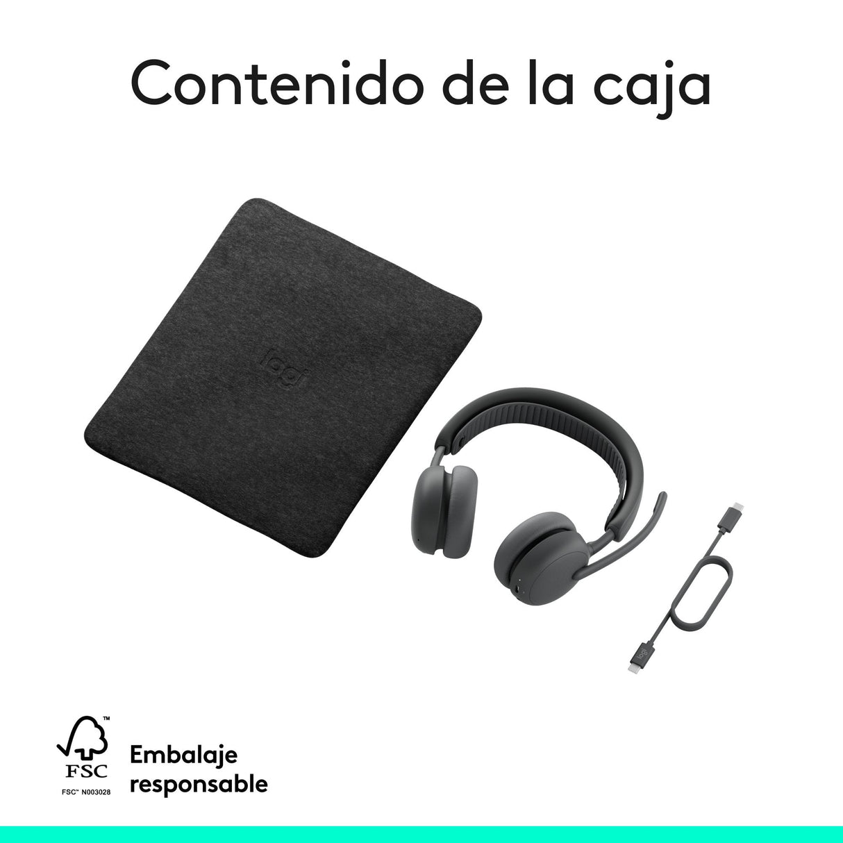 Logitech Zone Wireless 2 Es Headset, Grafit