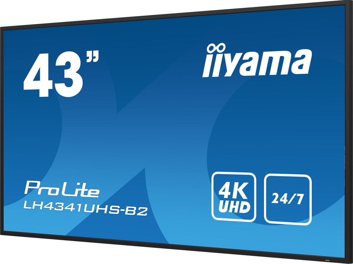 Television Iiyama Lh4341uhs-B2 (43") Negro Brillante