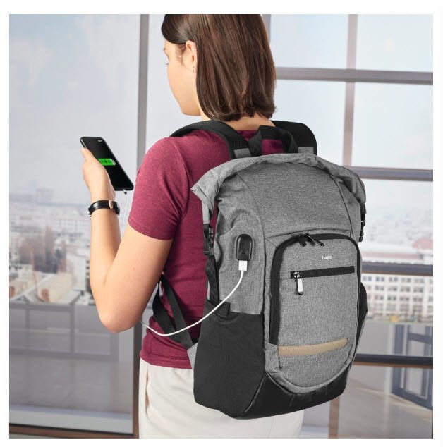 EAN 4047443499936 - Hama Terra 39,6 cm (15.6") Mochila Gris imagen 7
