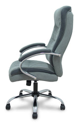 Piqueras Y Crespo Forol Sillon Opti533 Basculante Tapizado Tela Color Gris Base Cromo Ruedas Nailon