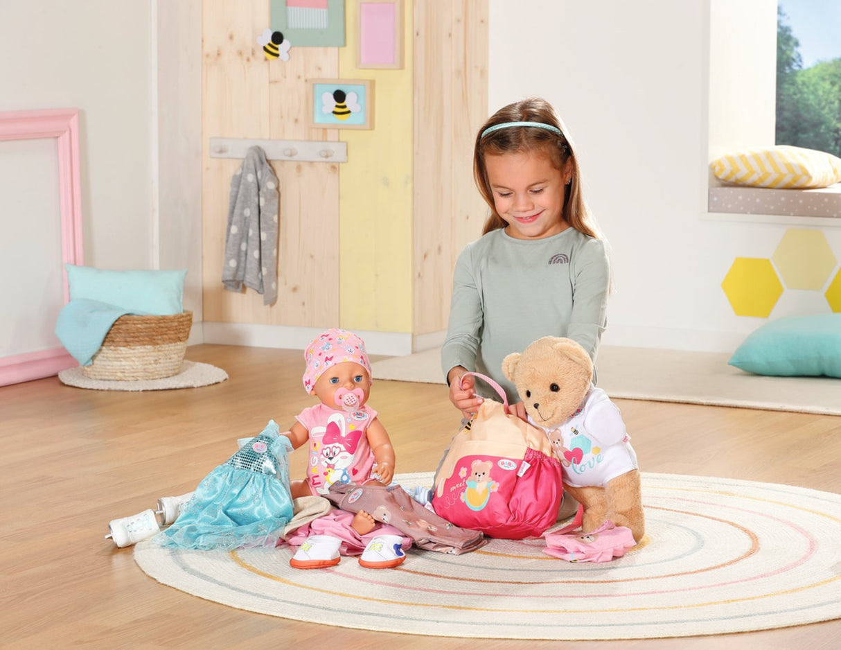 Mochila De Osito Baby Born® De Zapf Creation (Amarillo) 834831