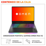 Portátil Gaming Hp Omen Max 16 Ah0041ns 16" Wqxga Intel Core Ultra 9 275hx 32 Gb Ram 1 Tb Ssd Geforce Rtx 5070 Ti Sin Sistema Operativo