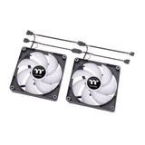 Thermaltake Ct140 Argb Sync Pc Ventilador (Negro, Pack De 2)