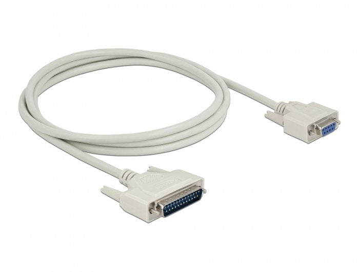 Delock Serielles Cable D-Sub 25 Stecker Zu D-Sub 9 Buchse 2 M