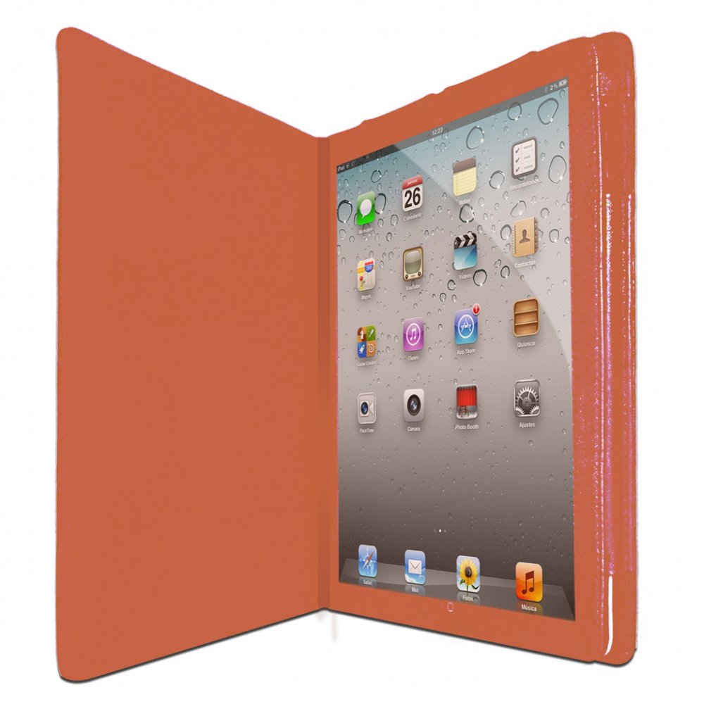 Funda Ligera Para Ipad 2 Naranja