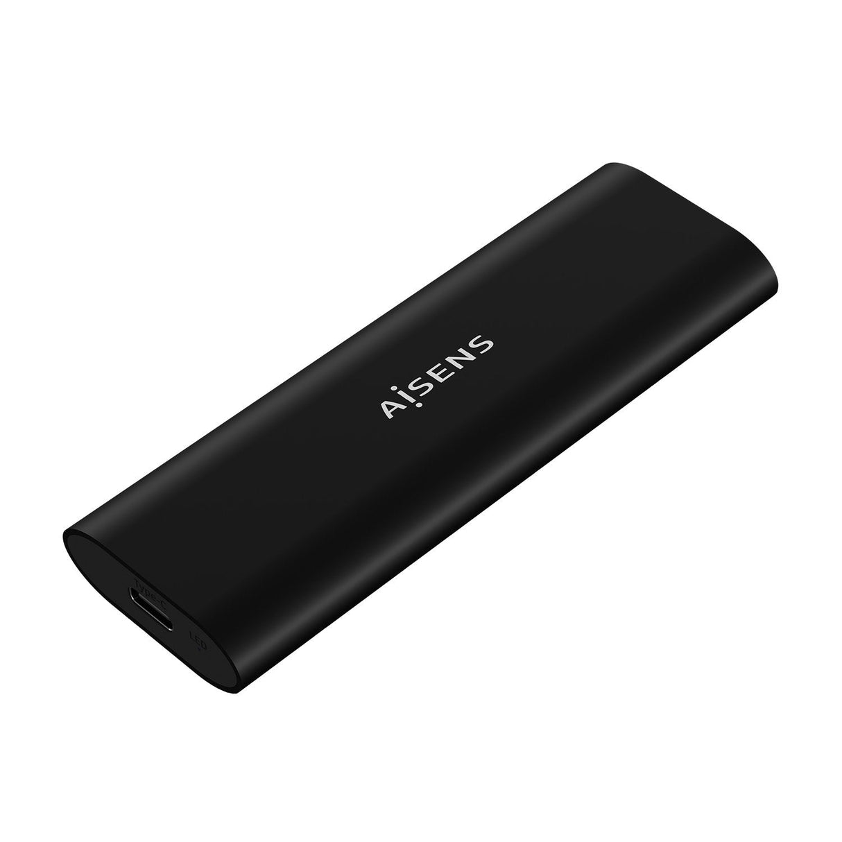Aisens Caja Externa Para Disco Ssd M.2 Sata Nvme Usb 3.1  Sin Tornillos Asm2-014b