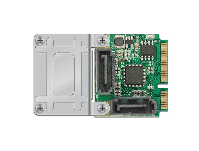 Delock 95260 Mini Pcie I/O Pcie Half Size 2 X Sata 6 Gb/S
