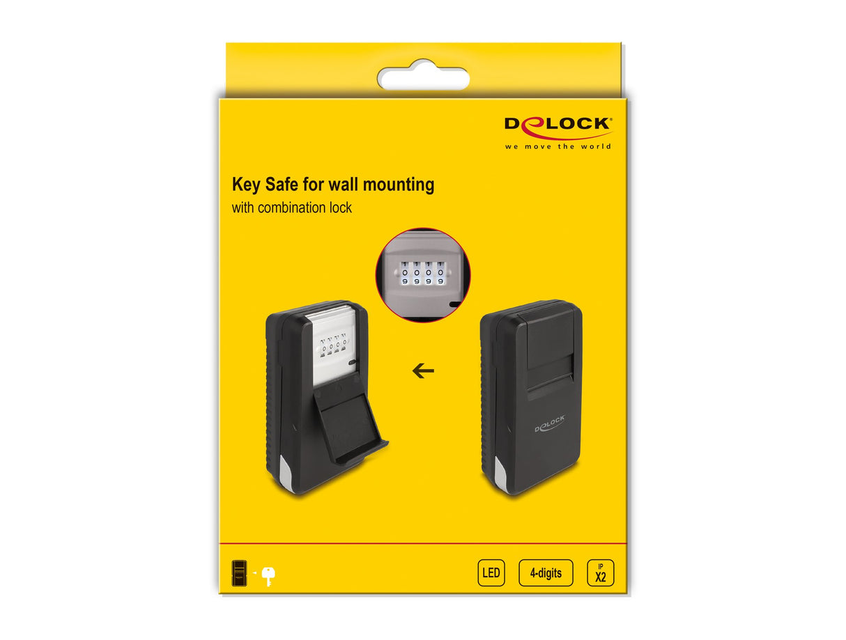 EAN 4043619209323 - DeLOCK 20932 caja portallaves y organizador Aluminio, Plástico Negro imagen 6