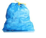 Bolsa De Basura Autocierre G80 30l 55x60 Elio Azul -Rollo 15ud-