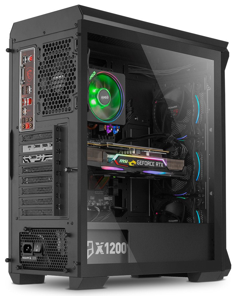 Caja Pc Nox Atx Hummer Quantum 1xusb3.0 2xusb2.0 Negro Argb