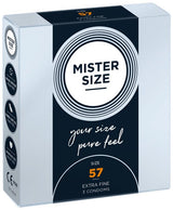 Mister Size - Preservativos Talla L 57 Mm (3 Unidades)