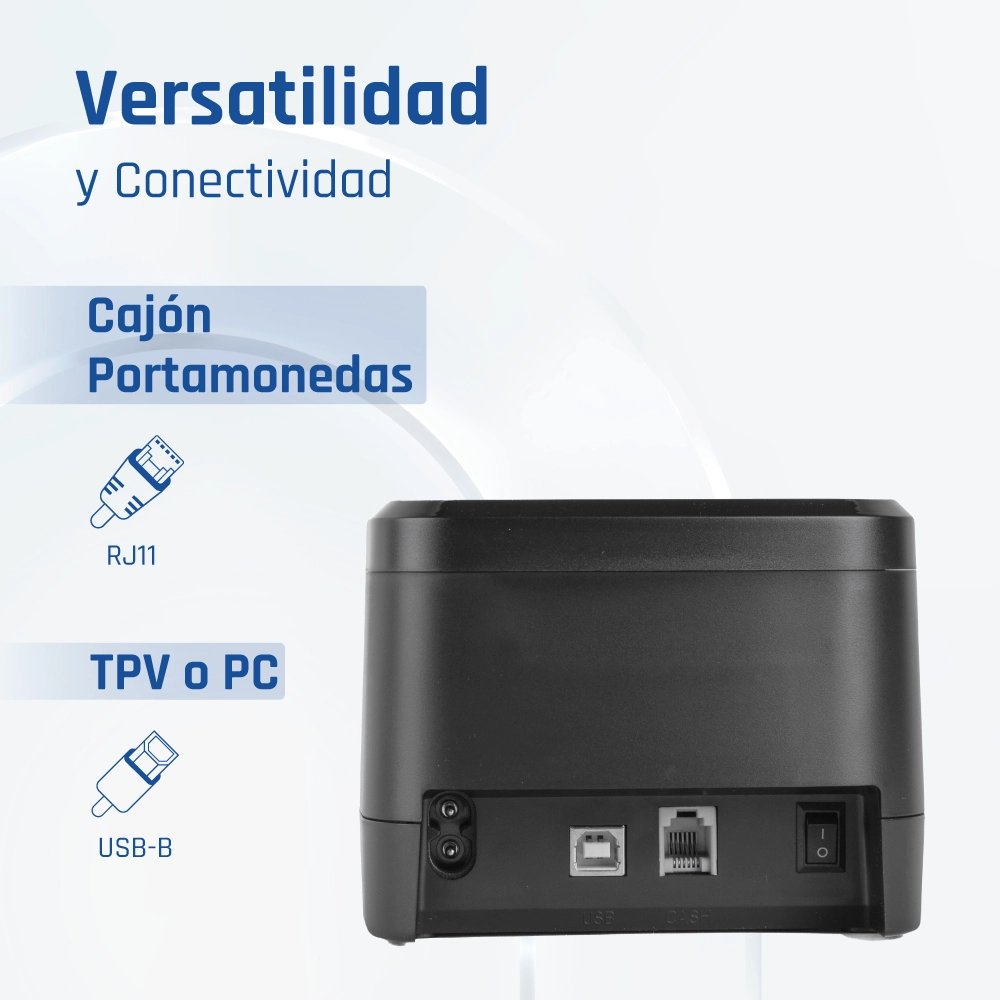 EAN 8435364318836 - iggual TP Easy 58 203 x 203 DPI Alámbrico Transferencia térmica Impresora de recibos imagen 10
