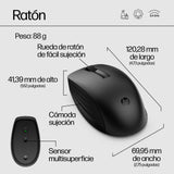 EAN 0196188141113 - HP 650 Wireless Keyboard and Mouse Combo Black teclado Ratón incluido Hogar RF inalámbrico Negro imagen 19