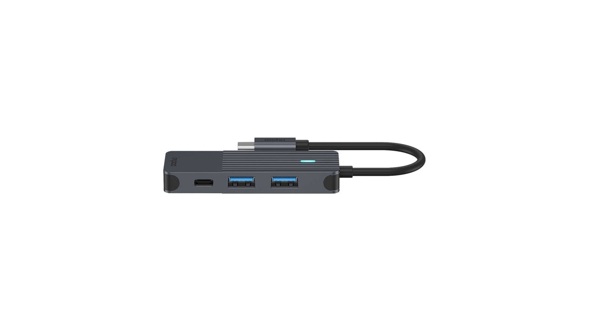 Rapoo Usb-C Hub Grey Usb-C To  Usb-A And Usb-C