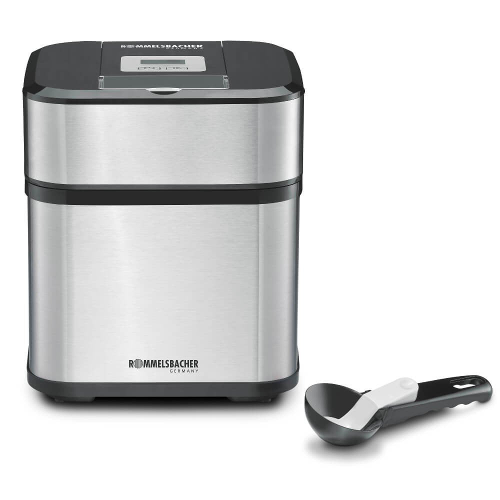 EAN 4001797866004 - Rommelsbacher IM 12 máquina para helados Heladera tradicional 1,5 L Negro, Acero inoxidable imagen 1